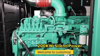 Solusi Tenaga Generator Senyap 200KW