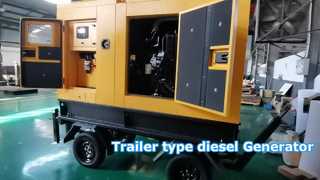 Trailer Diesel Generator Daya Sesuai Permintaan