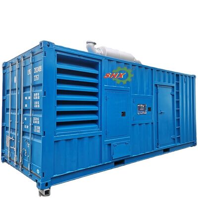 Beli Air pendingin 1375 KVA 1100KW Mesin kedap suara Generator Diesel 40HQ ATS 24V DC Start online manufacture