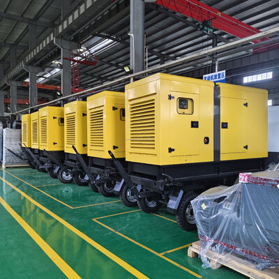 Beli Generator Diesel Trailer Tipe Slient Portabel 50kw 100kw 200kw 250kw Dengan Genset Tenaga Roda online manufacture
