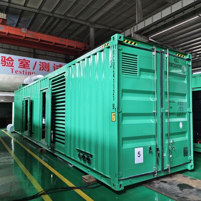 Beli 1000kw 1200kw 1500kw Container Type Diesel Generator Set Pembangkit Listrik Industri Diesel Generator Set Dengan Mesin Weichai online manufacture