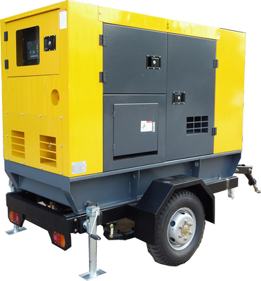 Beli 220 Volt 380 Volt 400 Kva DG Set Mobile Trailer Diesel Generator Dengan Roda online manufacture