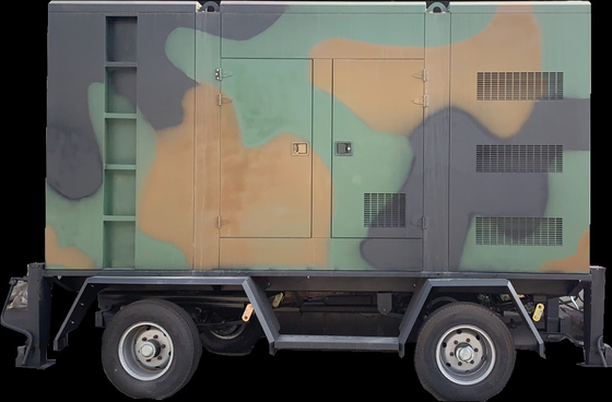 Beli OEM 500kw Trailer Diesel Generator Ac Alternator Set Dg Berpendingin Air Kedap Suara online manufacture