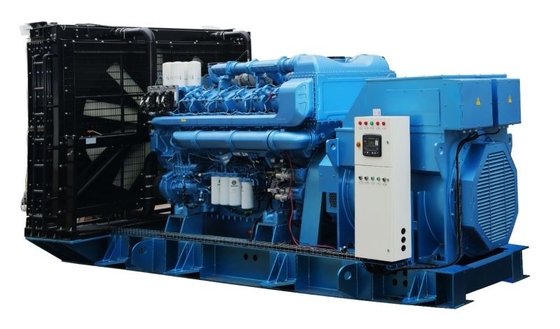 1MW 2MW gas alam/biogas Set generator gas dengan mesin Cummins Yuchai Weichai