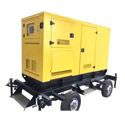 SHX Genset Diesel Senyap 50KVA dengan Trailer Produsen Kinerja Tinggi Pembangkit Listrik Cadangan Listrik untuk Penggunaan Rumah