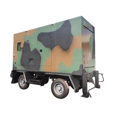 SHX Mobile Diesel Generator Set With Trailer Super Silent Cummins Engine Generator Listrik Diesel untuk Pasokan Listrik