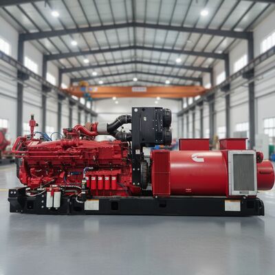 Set Generator Cadangan Bertenaga Gas Metana LNG LPG 500kw 800kw 1000kw dengan Pendingin Air