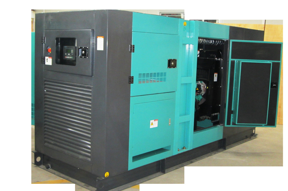 ISO8528 Generator Tegangan Tinggi Tugas Berat Kedap Suara Cummins 500 Kva Dg Set