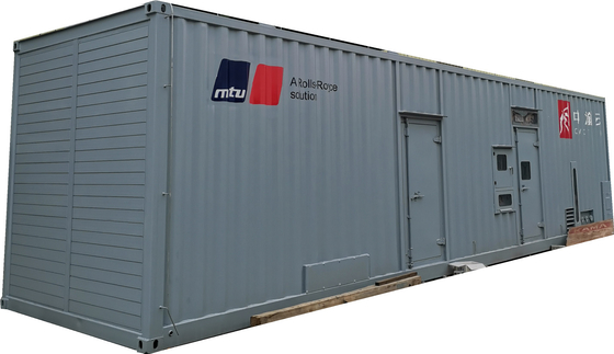 16 Silinder 2000kva Kontainer Diesel Generator 400V Pembangkit Tenaga Listrik